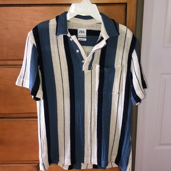 Zara Other - Zara men’s short sleeve collared shirt size M